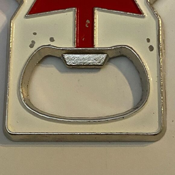 Canada Enamel Maple Leaf Keychain Bottle Opener Charm Single Sided Souvenir - Picture 4 of 6